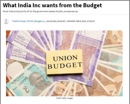 What India Inc wants from the Budget