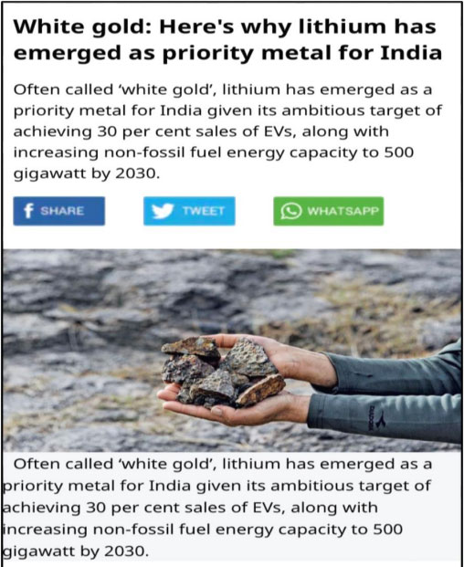 White gold: Here's why lithium has emerged as priority metal for India